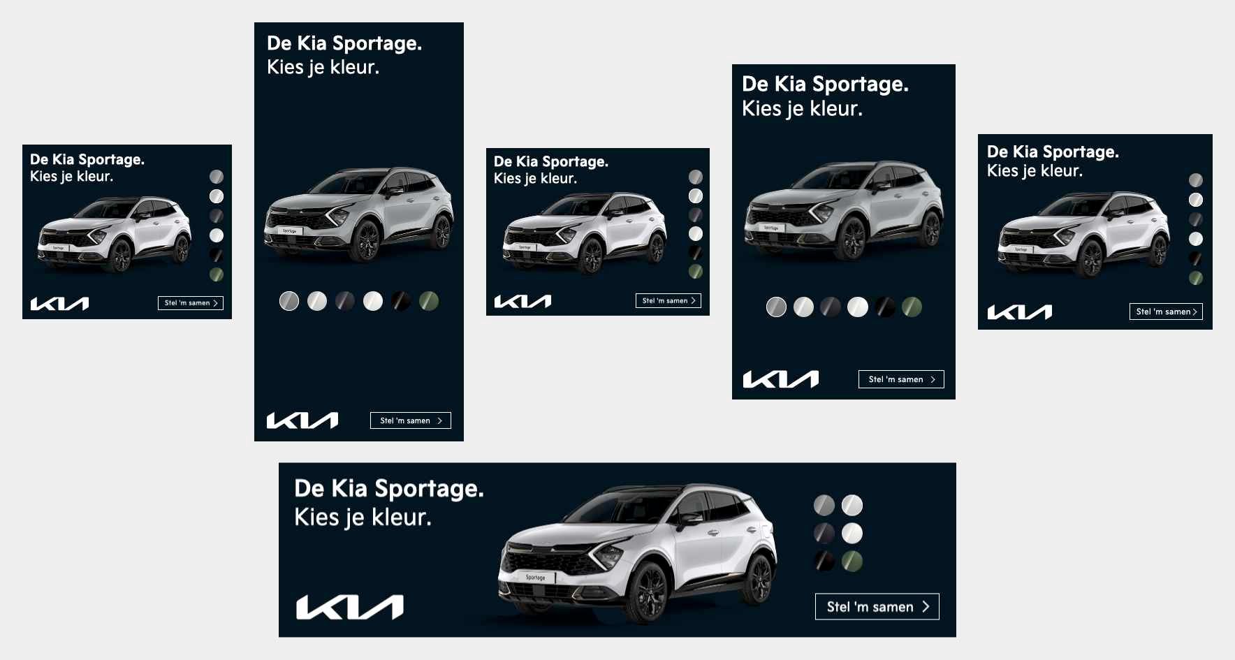 Kia Sportage Configurator creative set