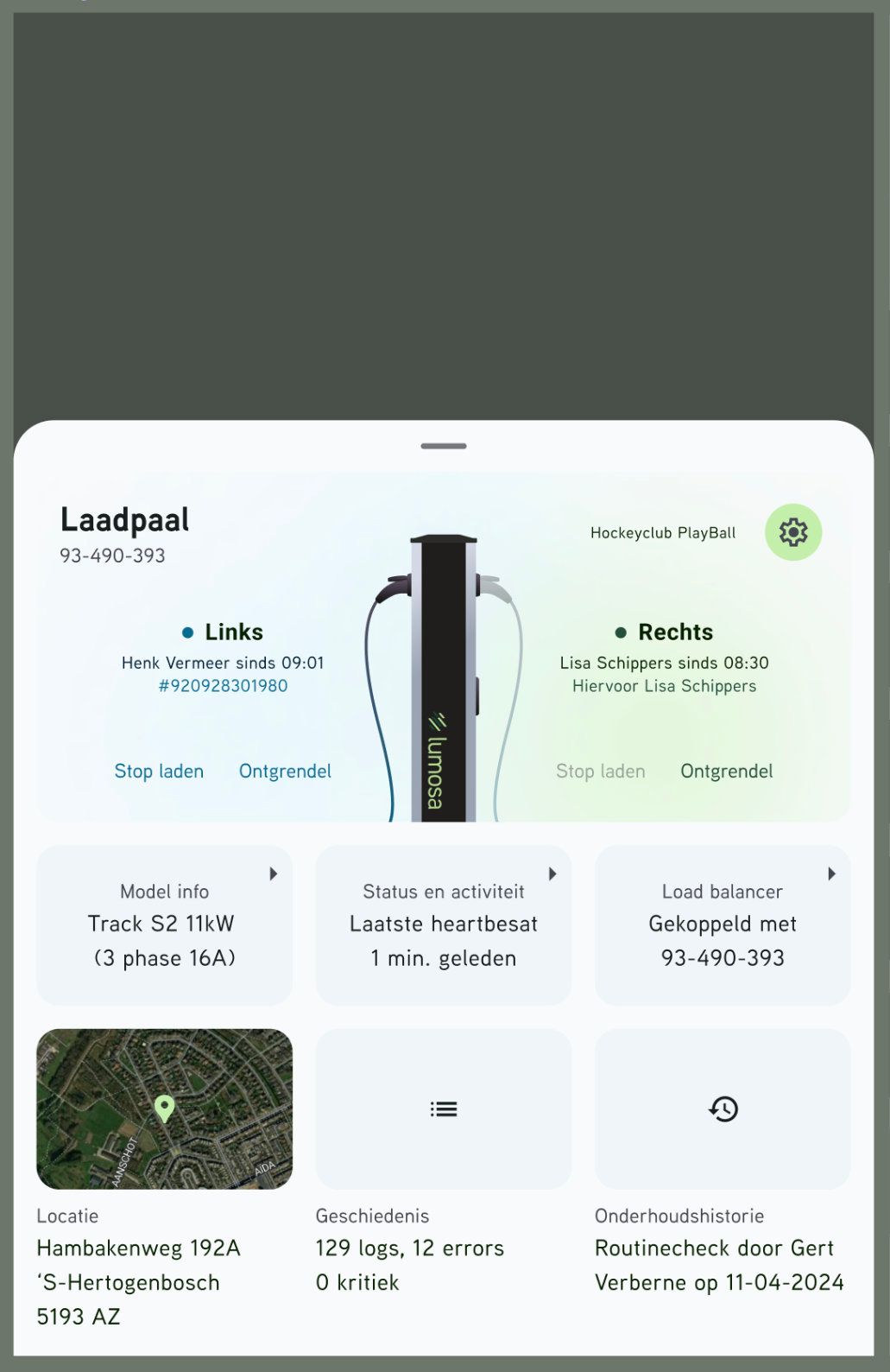 Laadstation van Lumosa